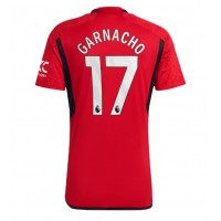 Camisa de Futebol Manchester United Alejandro Garnacho #17 Equipamento Principal 2023-24 Manga Curta